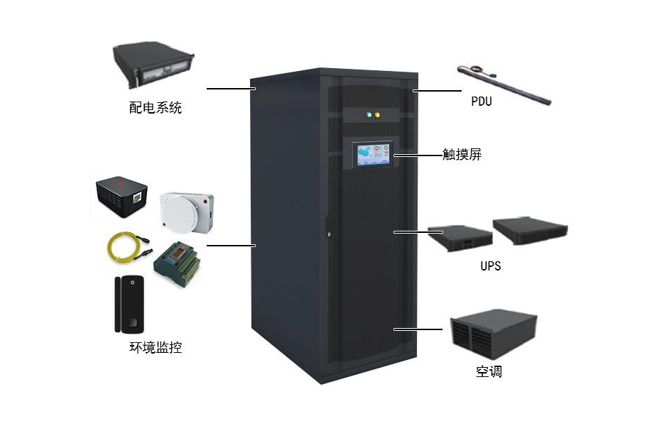 一体化智能机柜、模块化智慧数据机房、系统集成